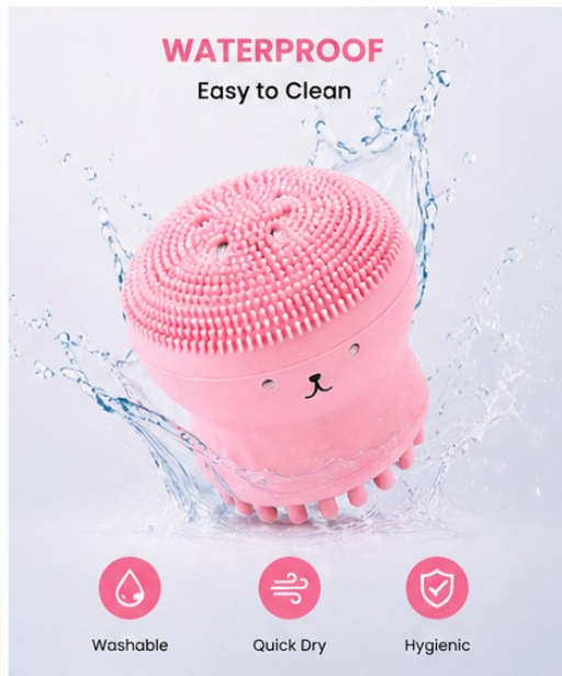 Cute Silicone Facial Cleansing Brush For Glowing Skin || pack of 2